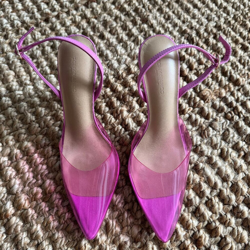 Tony Blanco Pink Heels